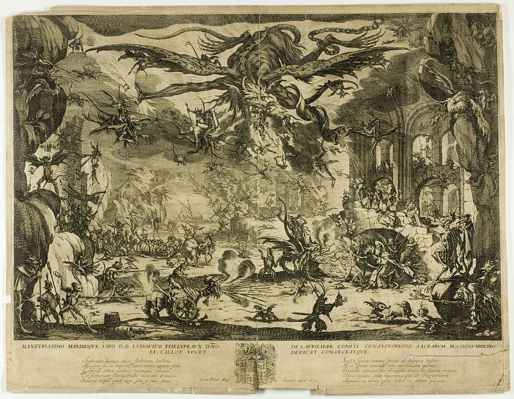 The Temptation of Saint Anthony by Jacques Callot