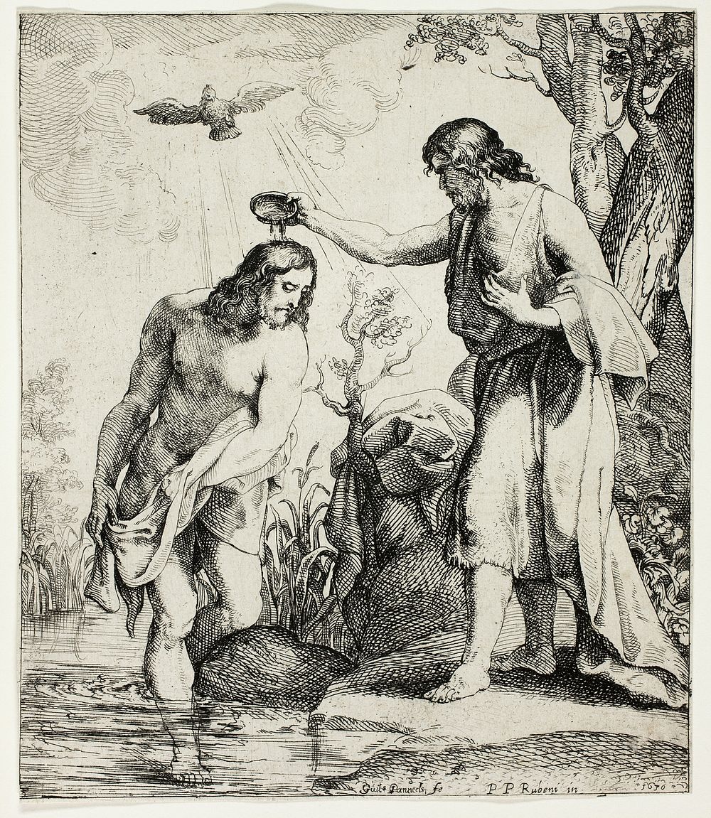 The Baptism of Christ by Willem Panneels