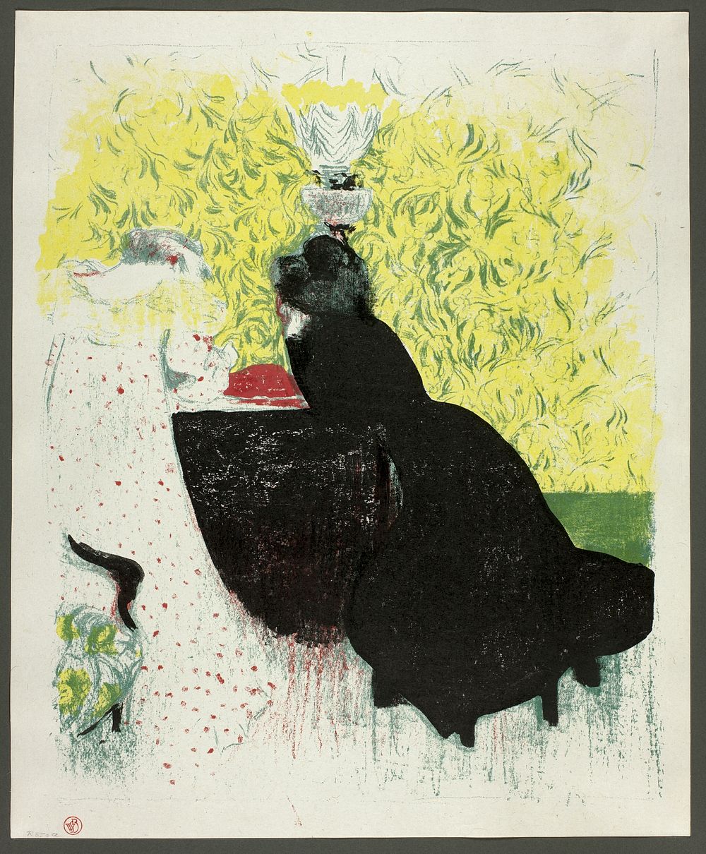The Two Sisters-in-Law, plate twelve from Landscapes and Interiors by Édouard Jean Vuillard