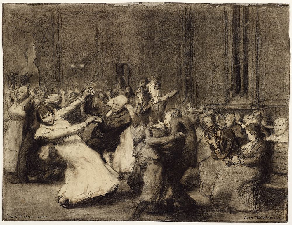 Dance at Insane Asylum by George Wesley Bellows