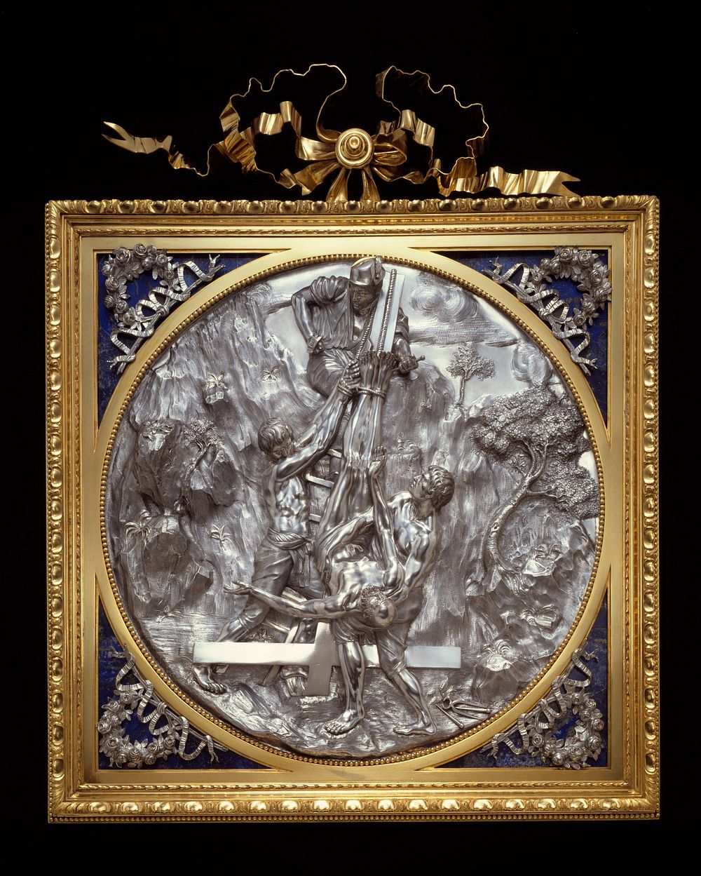 Crucifixion of Saint Peter by C. Luigi Valadier