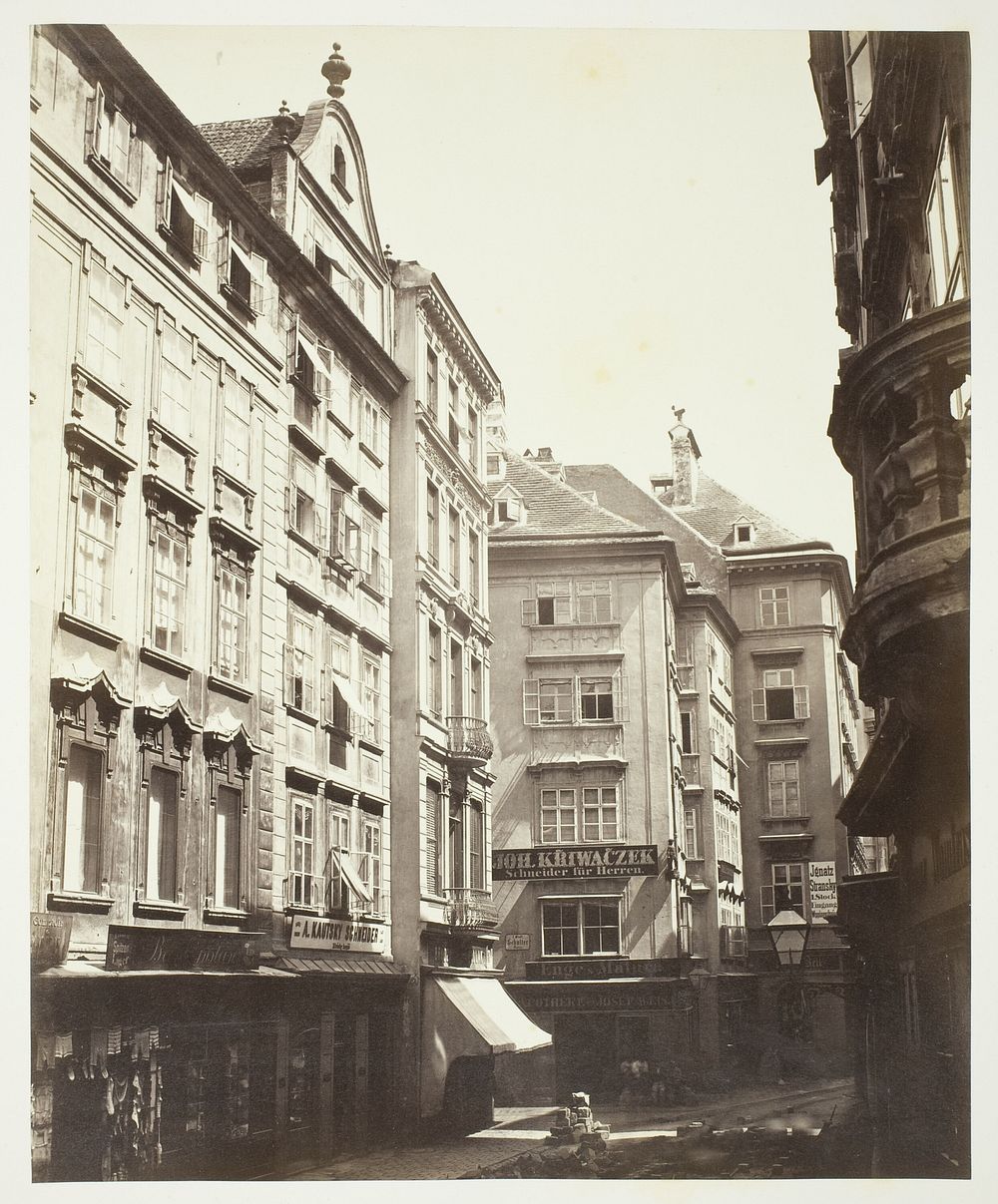 Tuchlauben No. 1, Wohnhaus des Peter Ritter von Calvagni by Anonymous