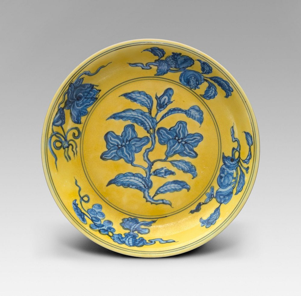Dish with Floral and Fruit Sprays ("Gardenia Dish")