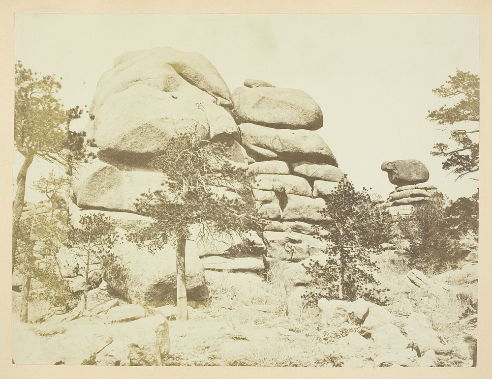 Granite Rock, Buford Station, Laramie Mountains by Andrew Joseph Russell