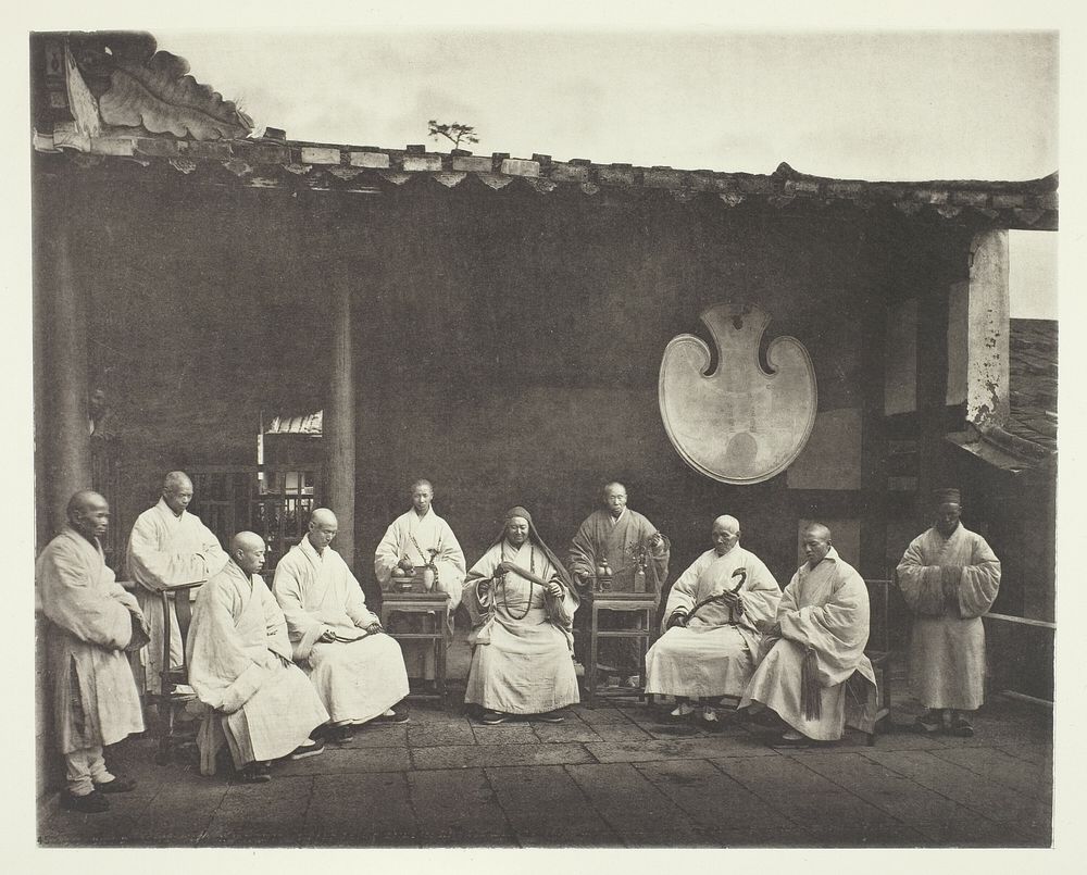 The Abbot and Monks of Kushan by John Thomson