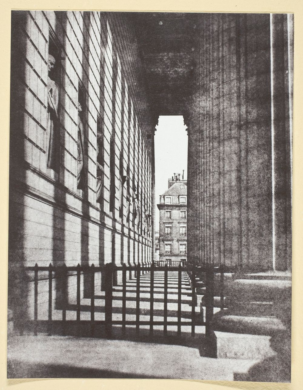 Colonnade de l'église de la Madeleine by Hippolyte Bayard