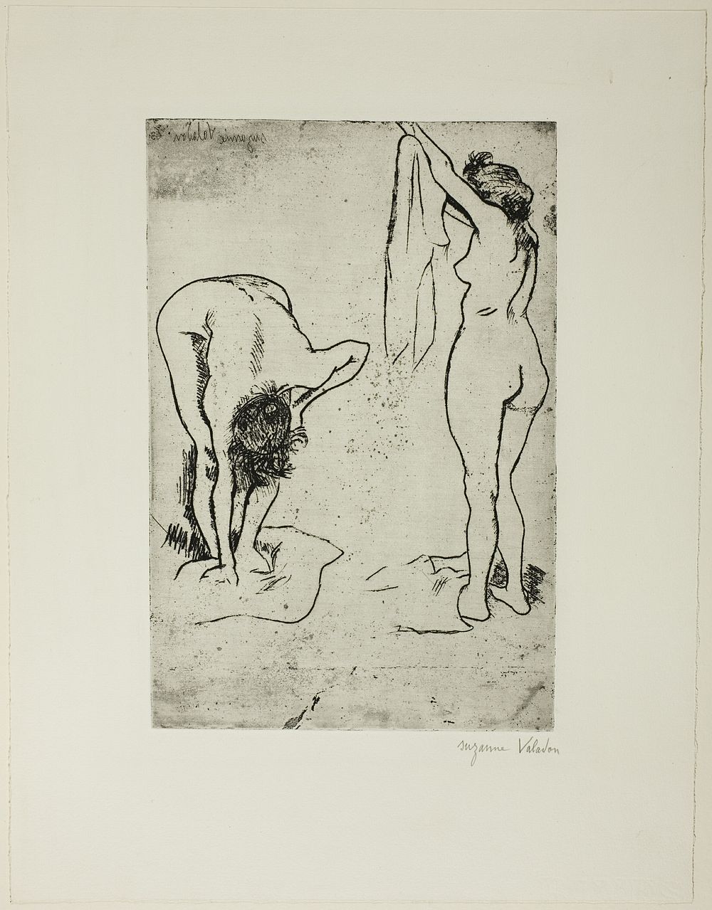 Two Women Drying Themselves by Suzanne Valadon