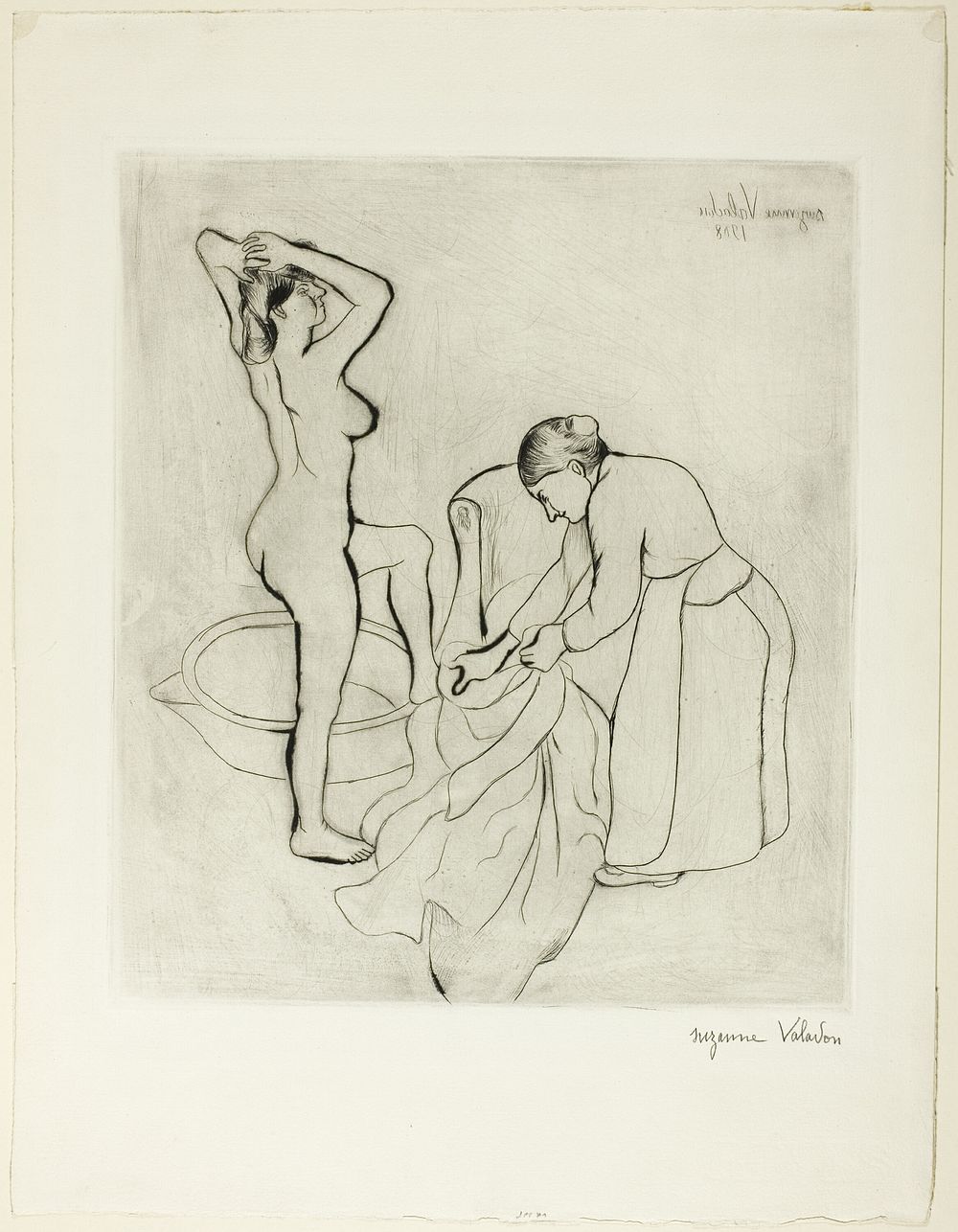 Woman at Her Bath by Suzanne Valadon