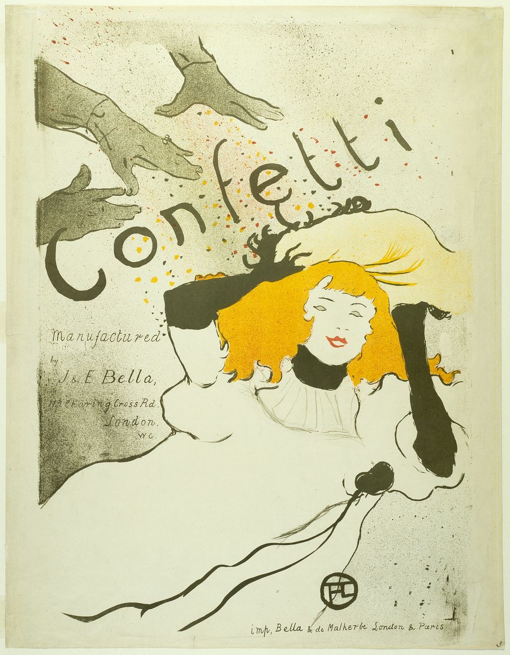 Confetti by Henri de Toulouse-Lautrec