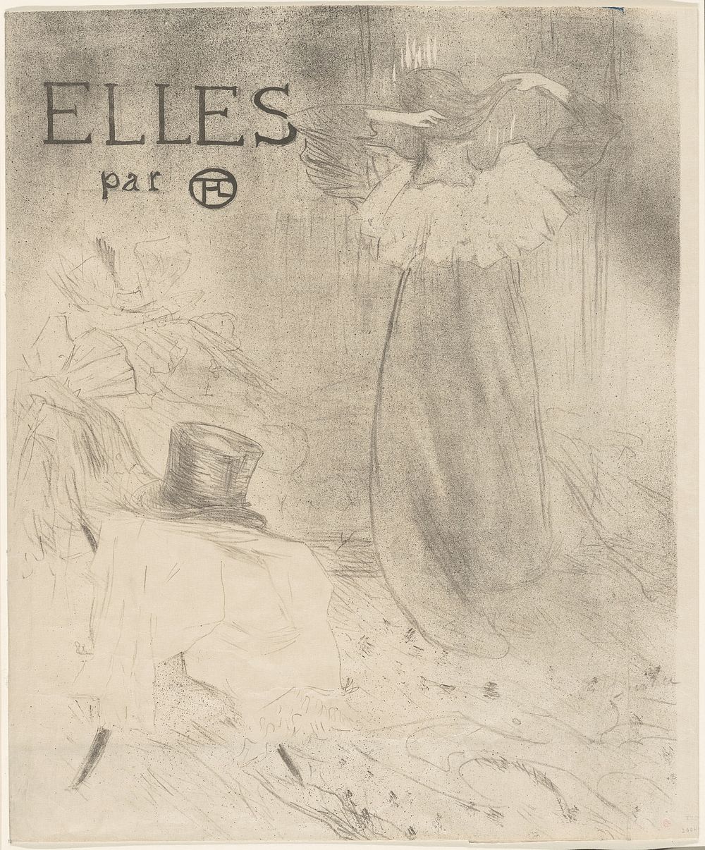 Cover for Elles by Henri de Toulouse-Lautrec