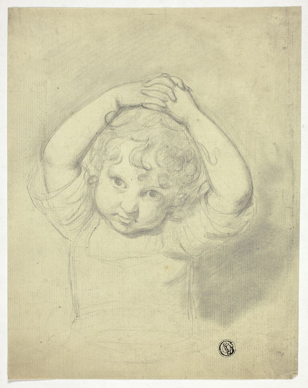 Child Holding Hands above Head by Samuel De Wilde