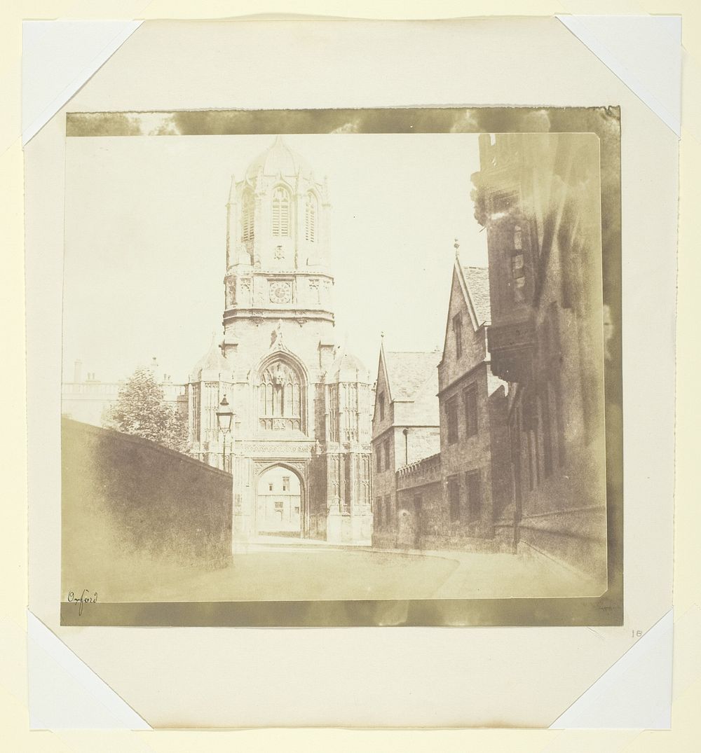 Gate of Christchurch, Oxford by William Henry Fox Talbot