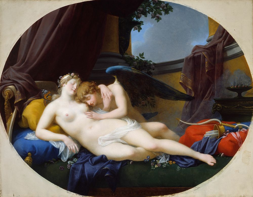 Cupid and Psyche by Jean Baptiste Regnault