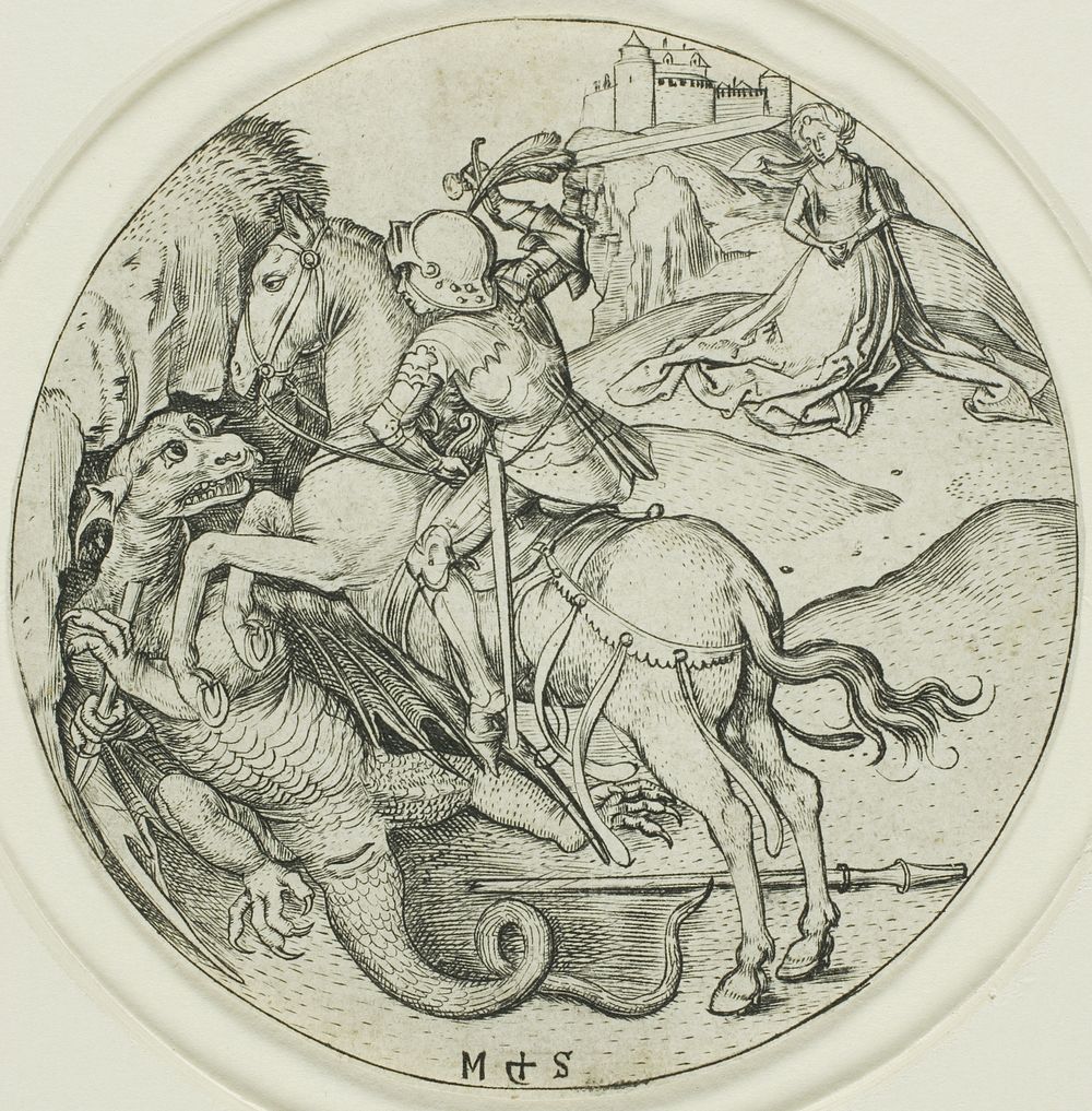 Saint George by Martin Schongauer