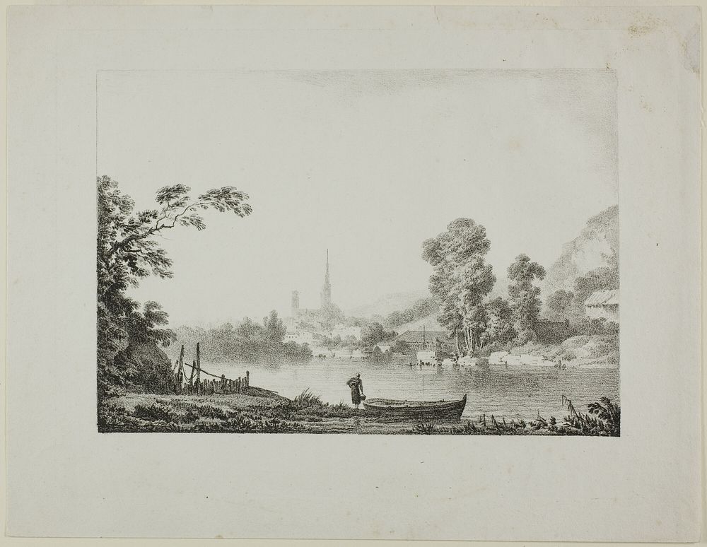 Study of a Landscape by Louis-Jacques Daguerre