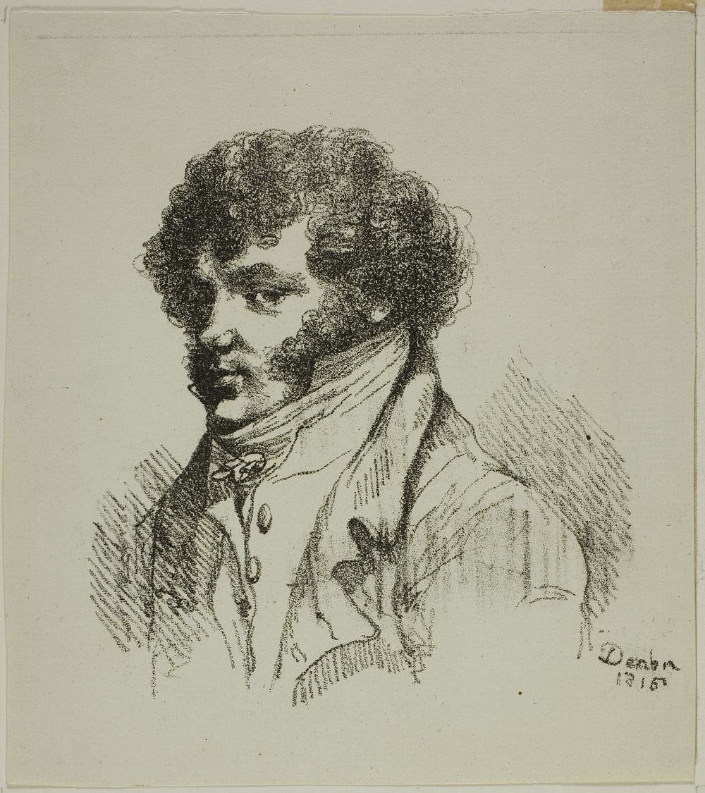 Portrait of Brunet, Printer by Dominique-Vivant Denon