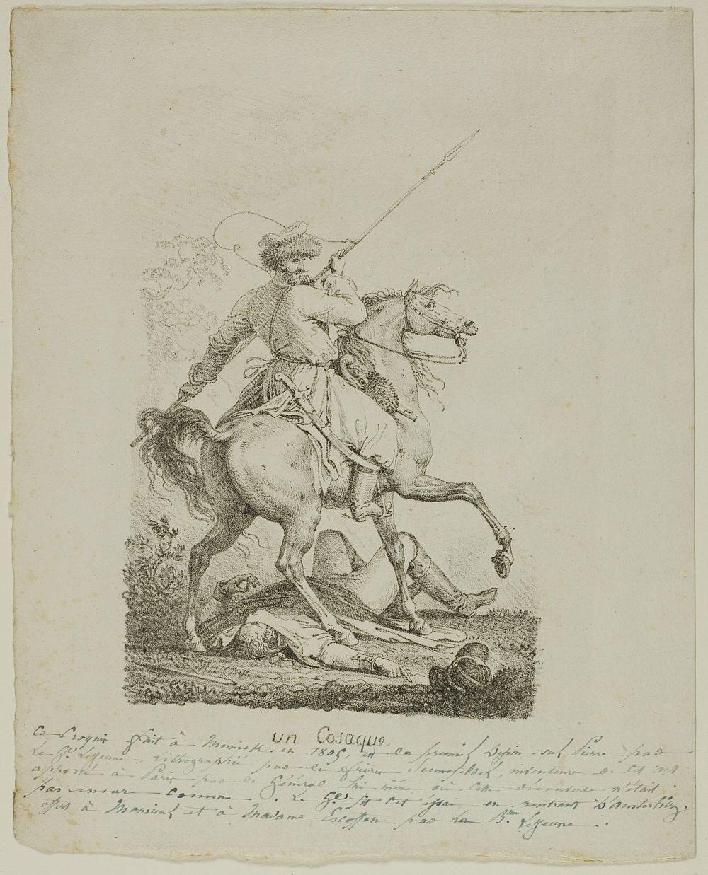 A Cossack by Louis François Lejeune