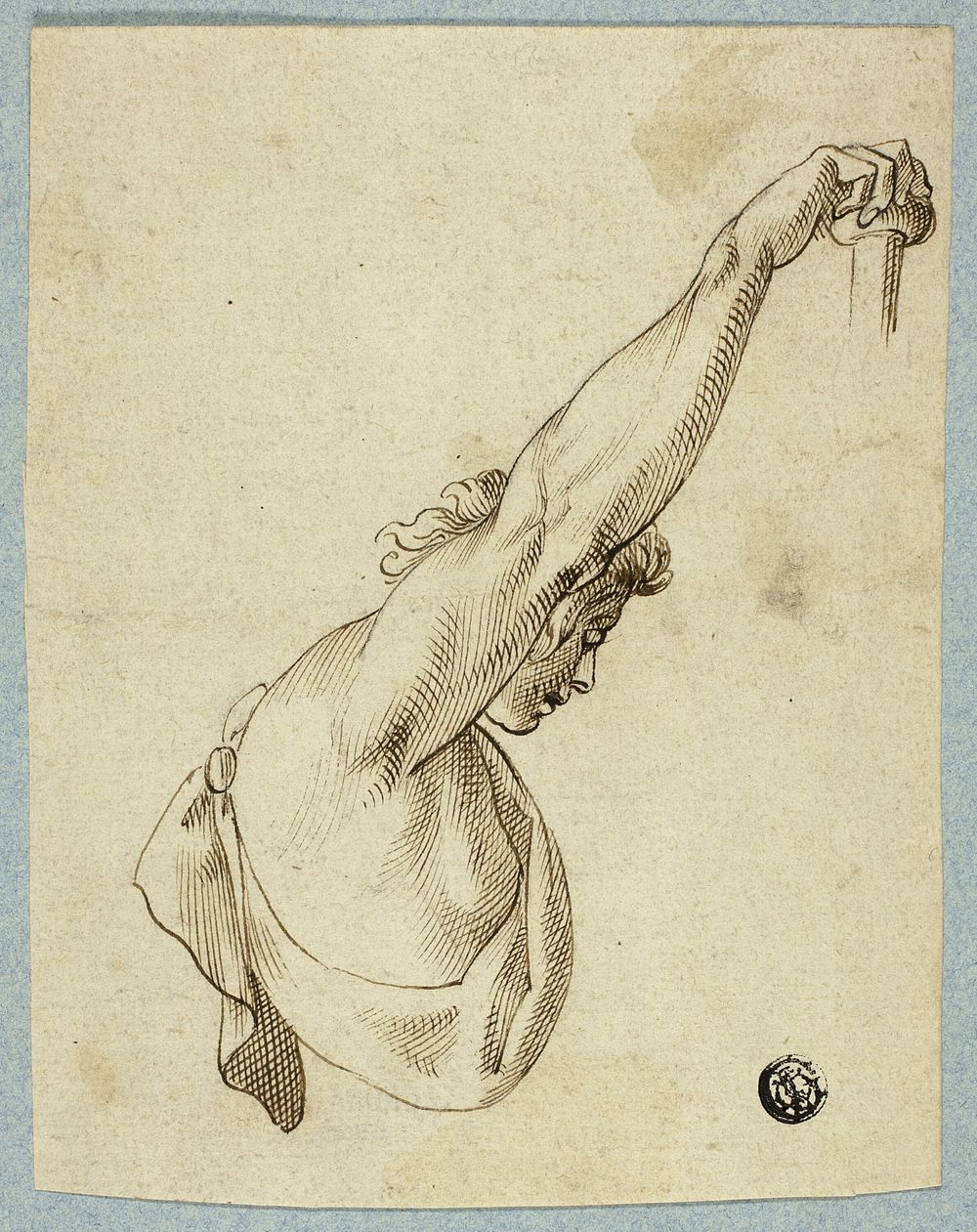 Upper Torso with Upstretched Arms by Unknown artist