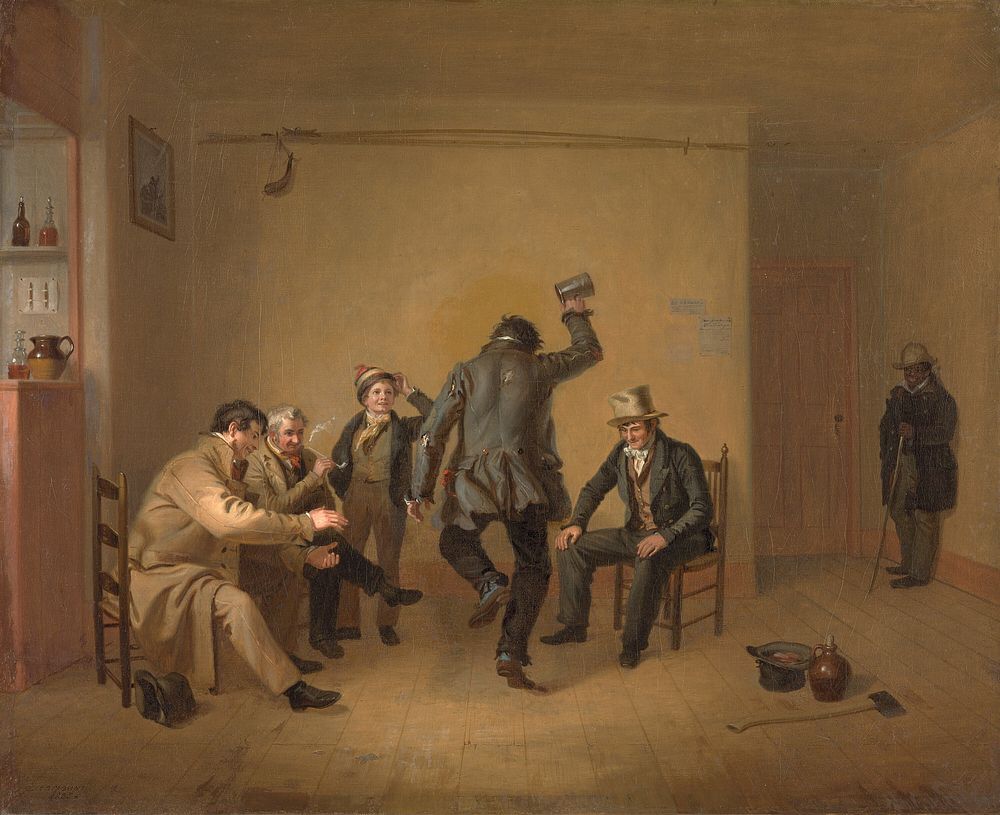Bar-room Scene by William Sidney Mount