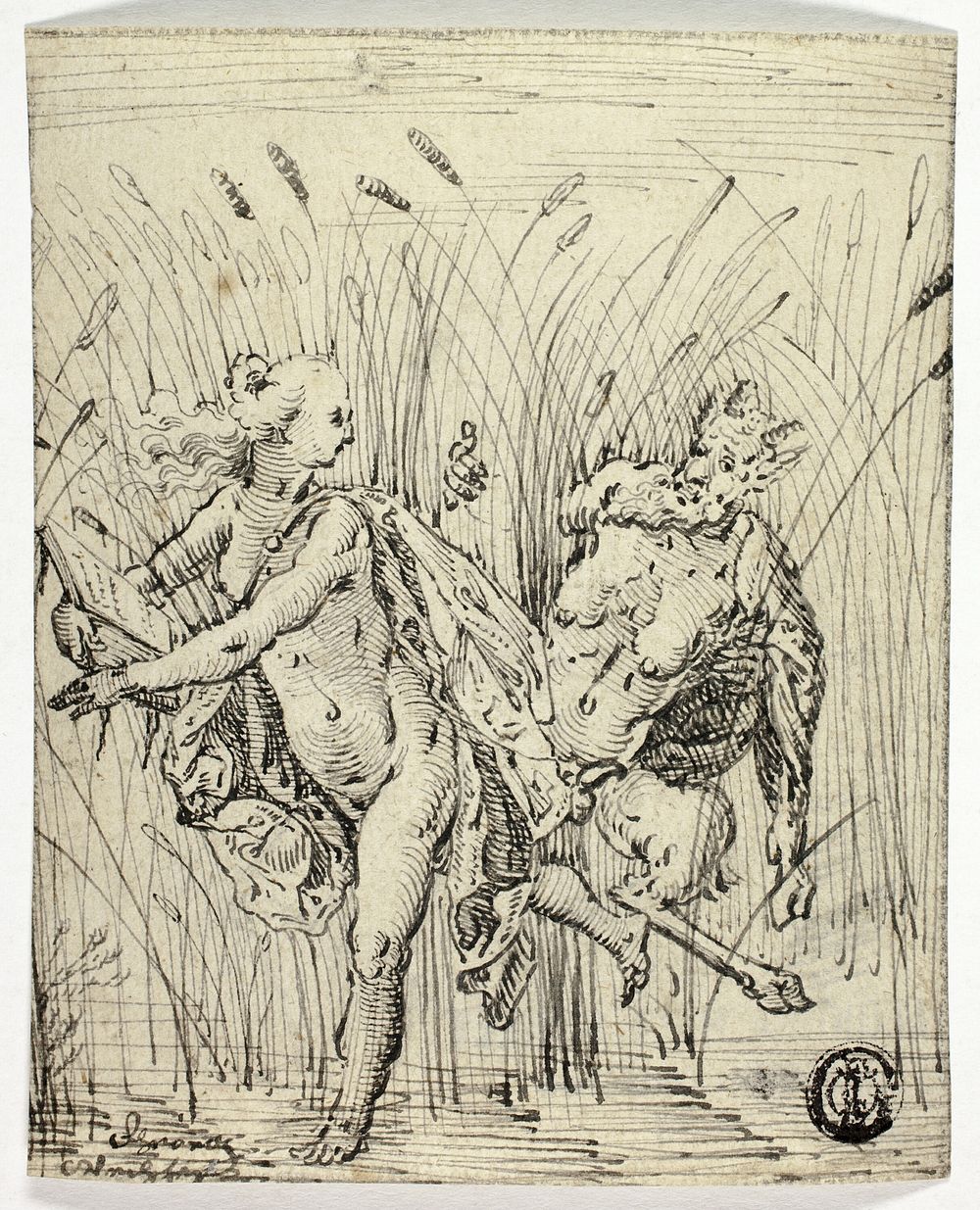 Pan and Syrinx by Georg Wechter