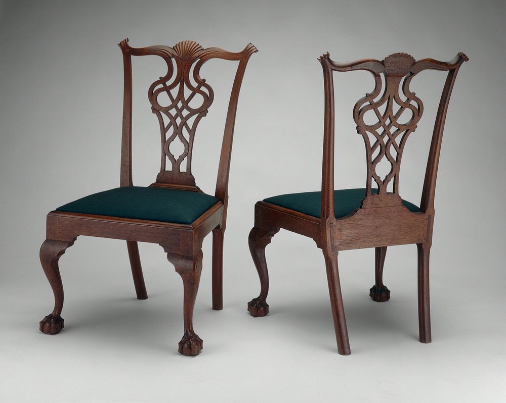 Pair of Side Chairs by Chapin School of Cabinetmakers