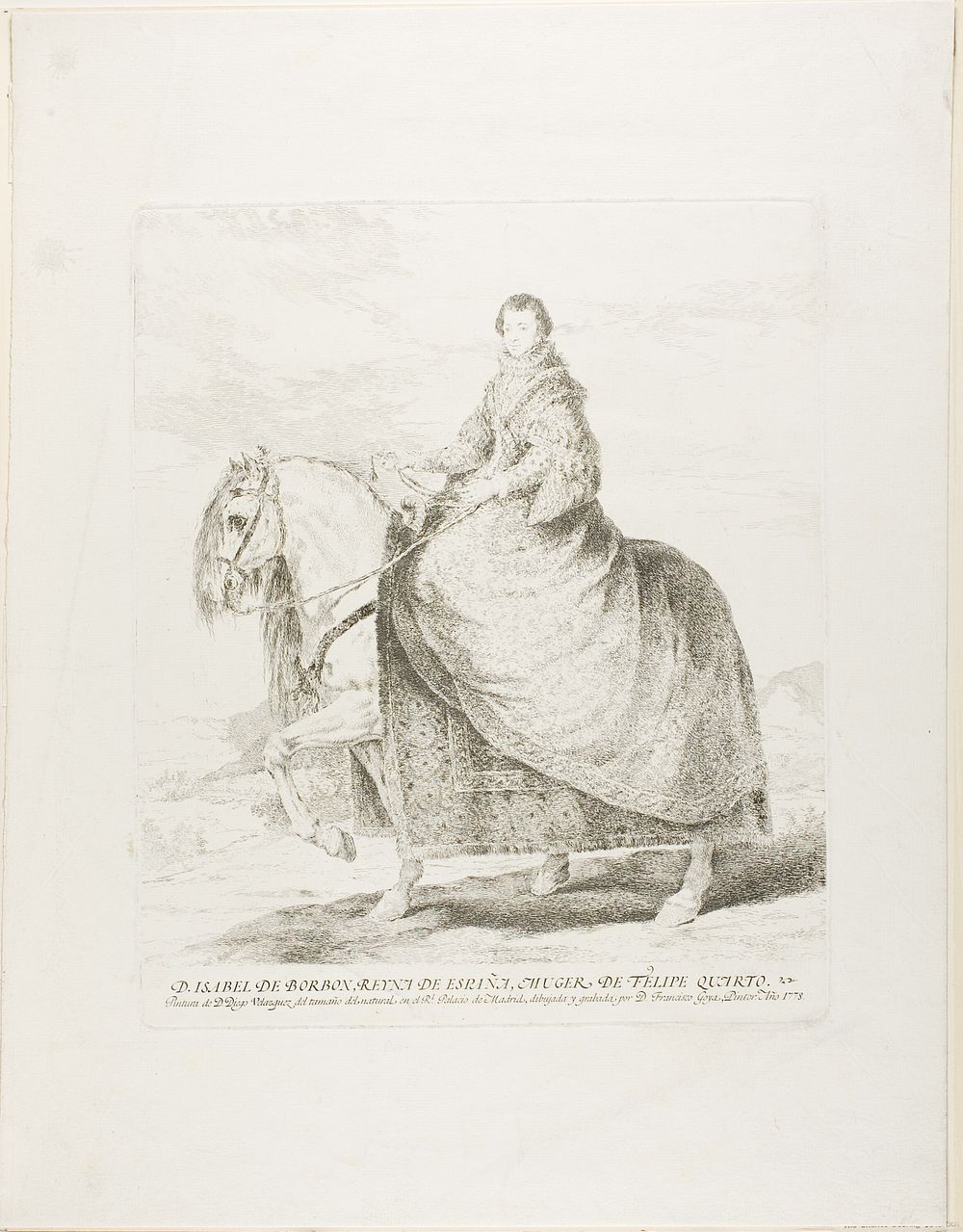 Isabel de Borbon by Francisco José de Goya y Lucientes