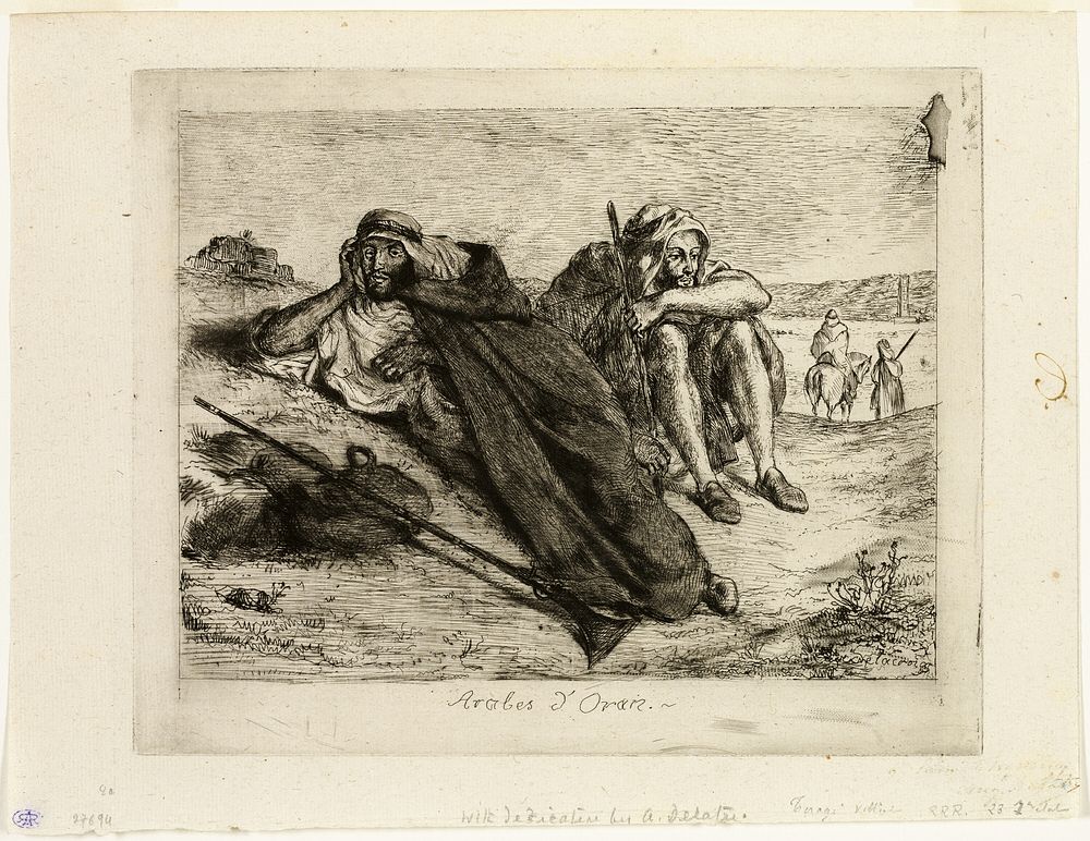 Arabs of Oran by Eugène Delacroix