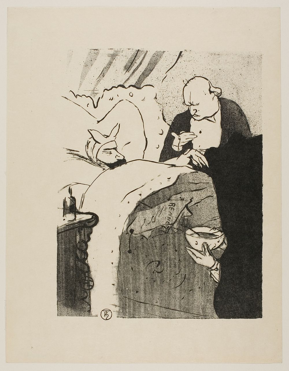 Carnot is Sick! by Henri de Toulouse-Lautrec