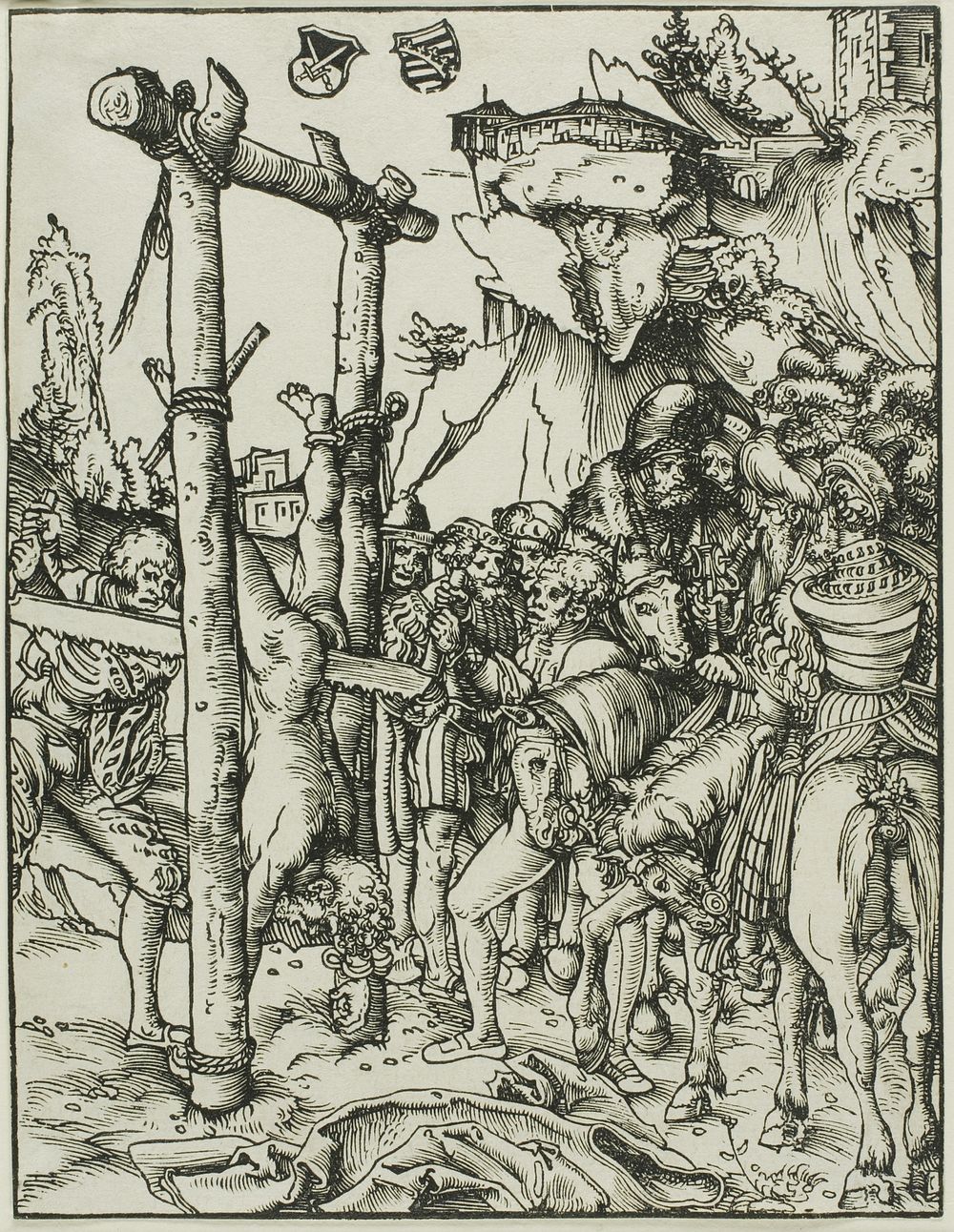 Saint Simon, from The Martyrdom of the Apostles by Lucas Cranach, the Elder