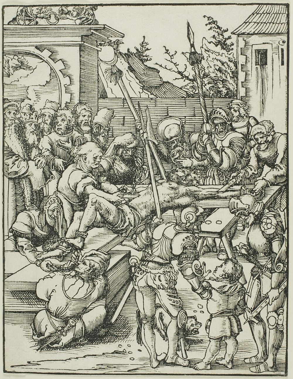 Saint Bartholomew, from The Martyrdom of the Apostles by Lucas Cranach, the Elder