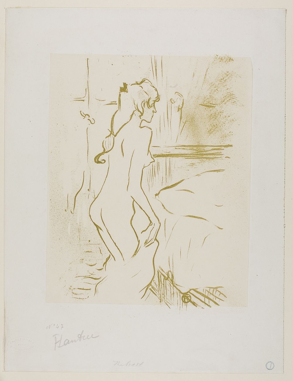 Study of a Woman by Henri de Toulouse-Lautrec