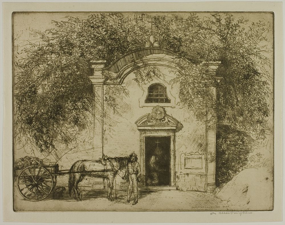 A Wayside Chapel by Donald Shaw MacLaughlan