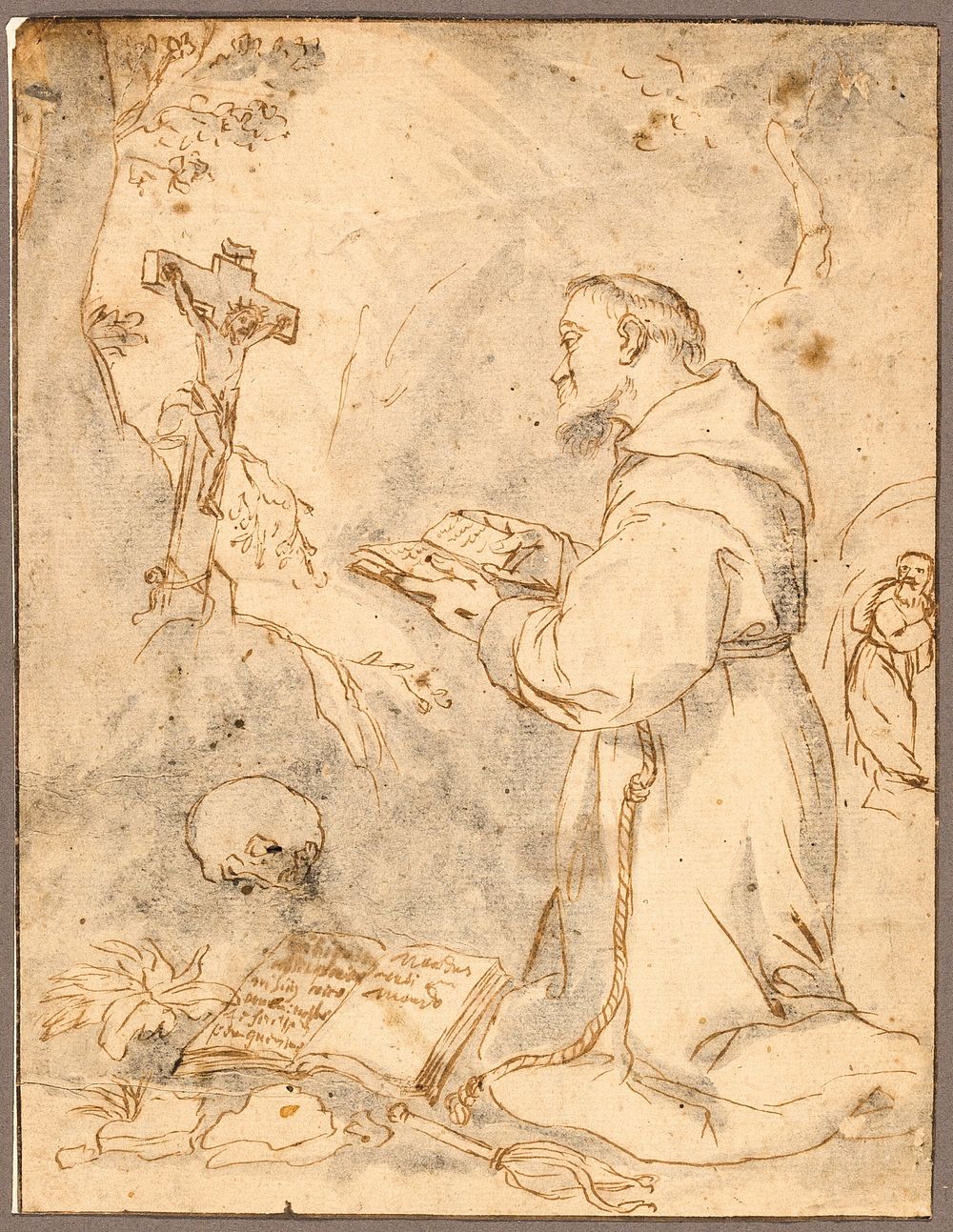Saint Francis Praying by Bartolomé Estéban Murillo
