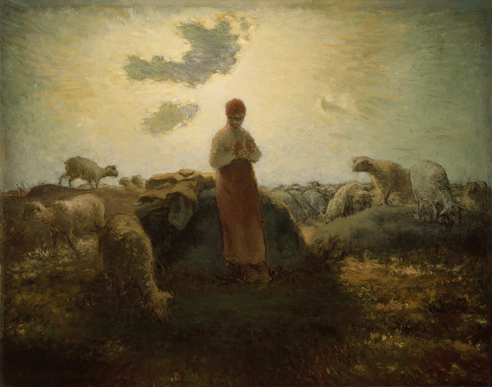 The Keeper of the Herd by Jean François Millet