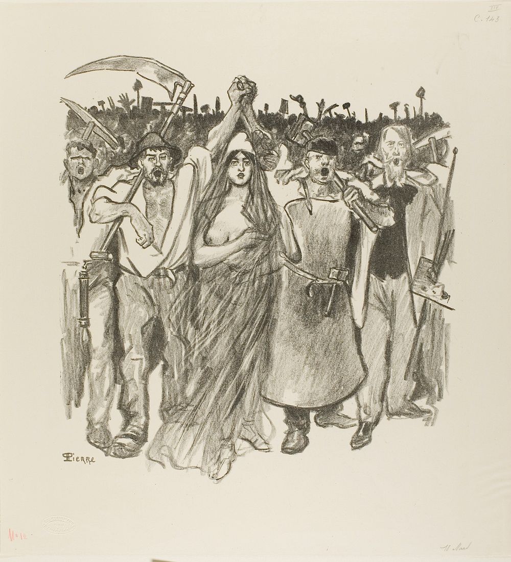 March 18 by Théophile-Alexandre Pierre Steinlen