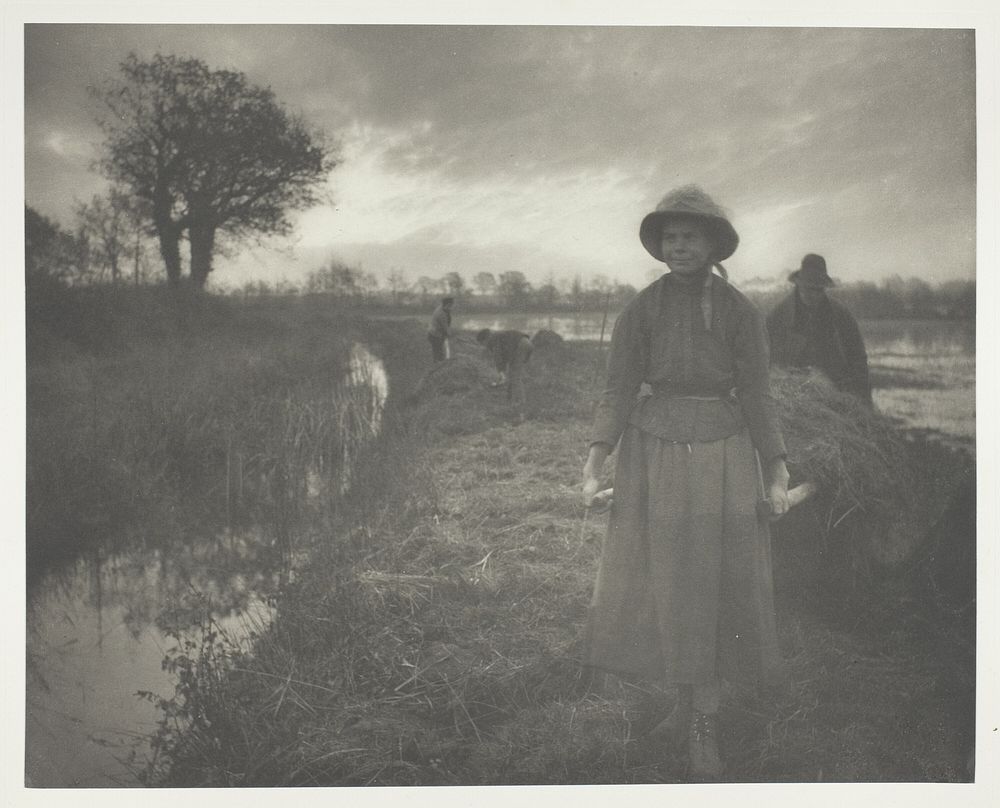 Poling the Marsh Hay by Peter Henry Emerson