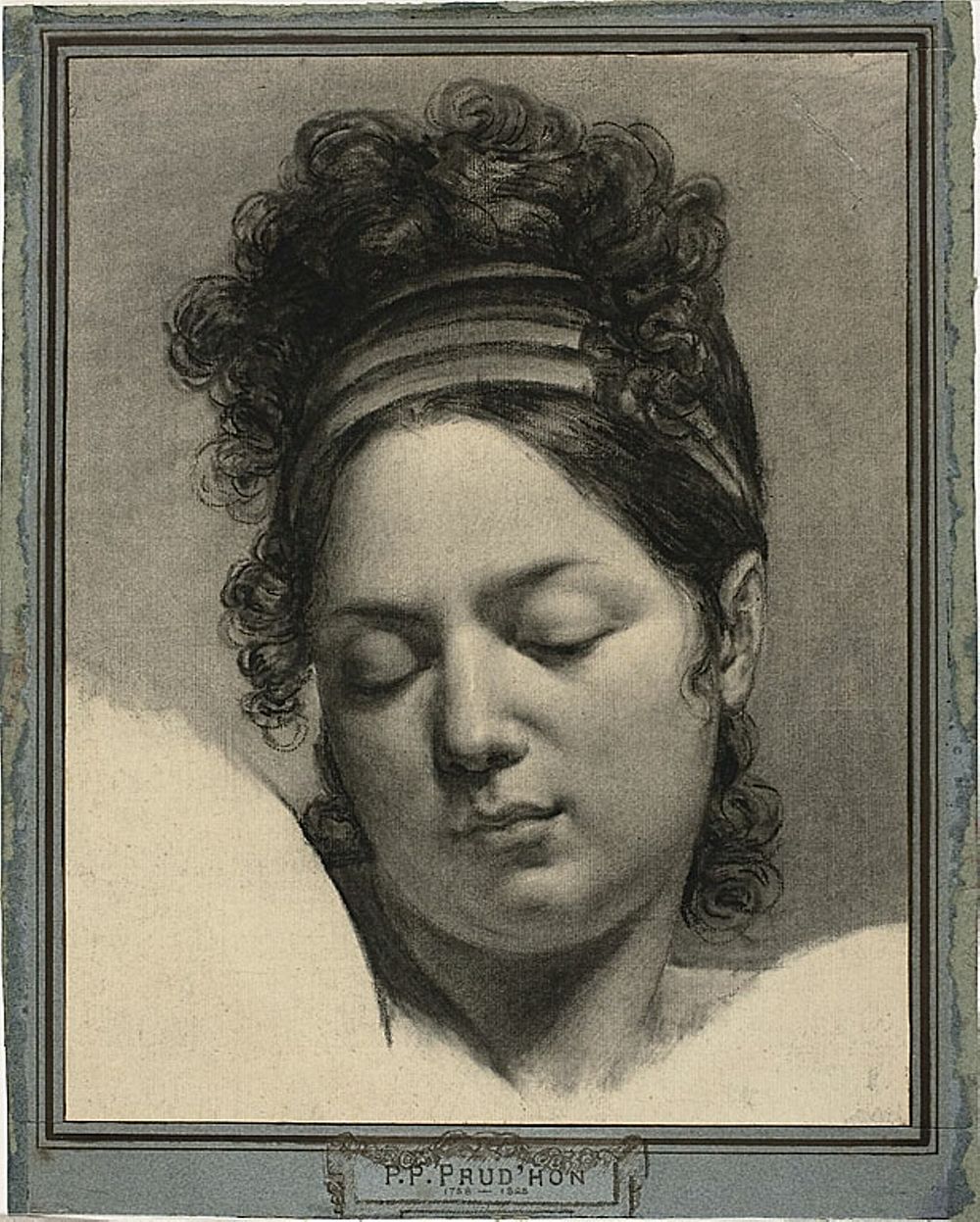 Head of a Woman by Pierre Paul Prud'hon
