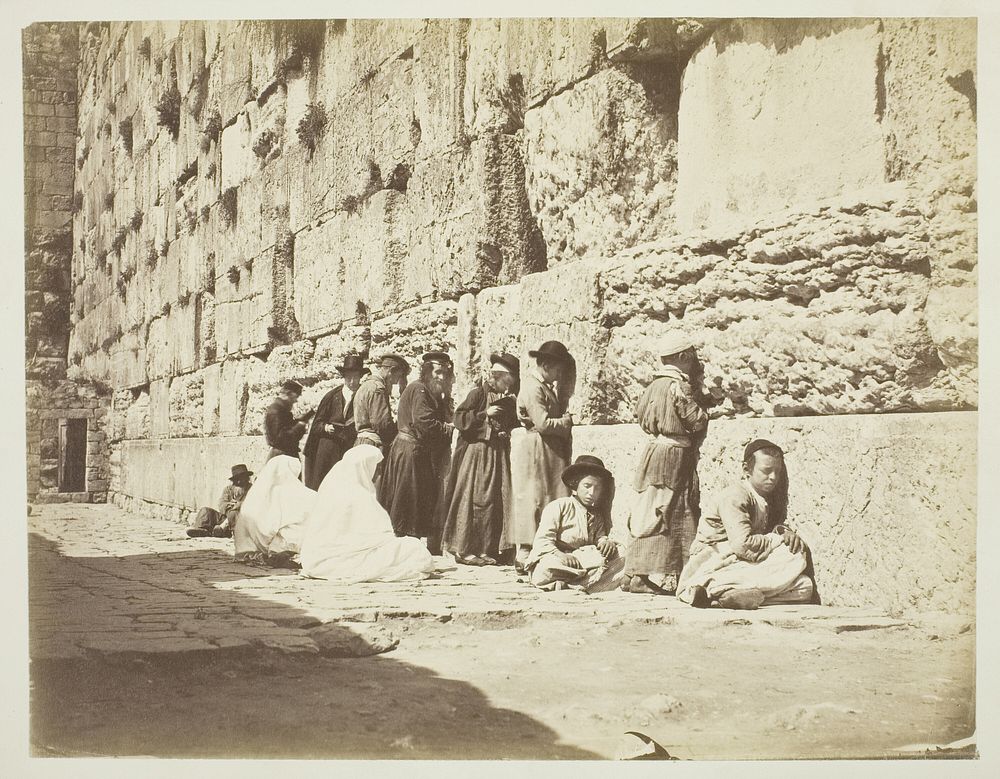 Wall of Solomon's Temple, Jews' Wailing Place by Unknown