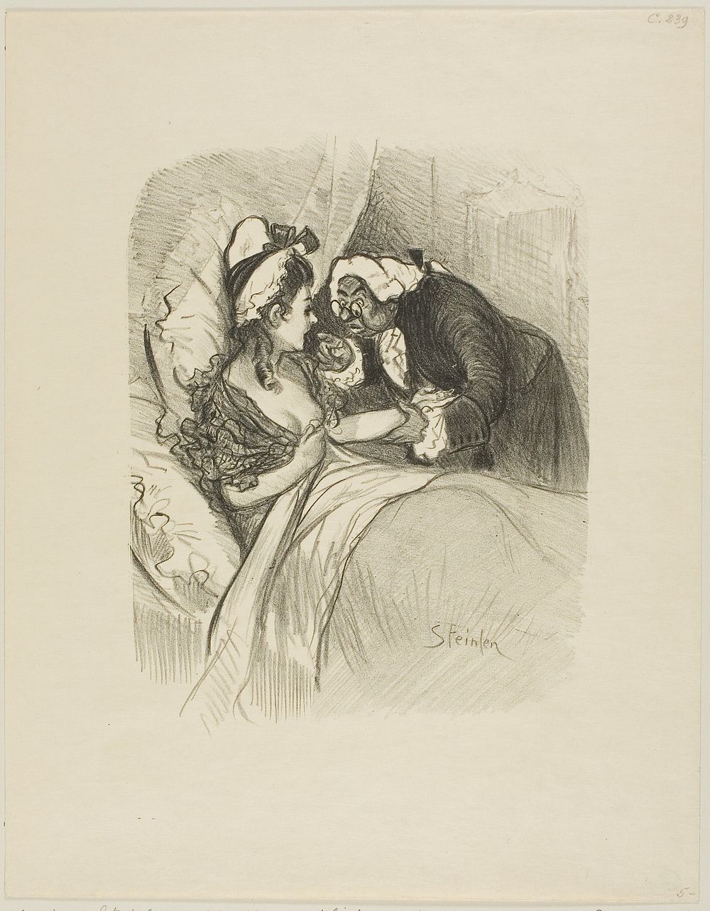 Dame Jacinthe by Théophile-Alexandre Pierre Steinlen