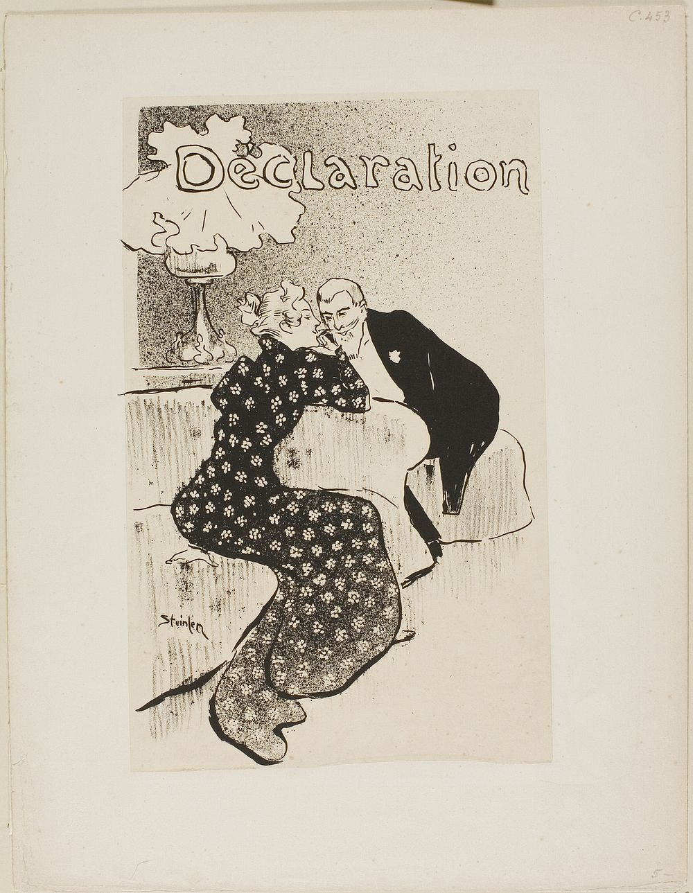 The Declaration by Théophile-Alexandre Pierre Steinlen