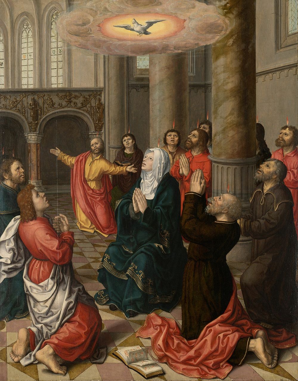 Pentecost by Follower of Bernard van Orley