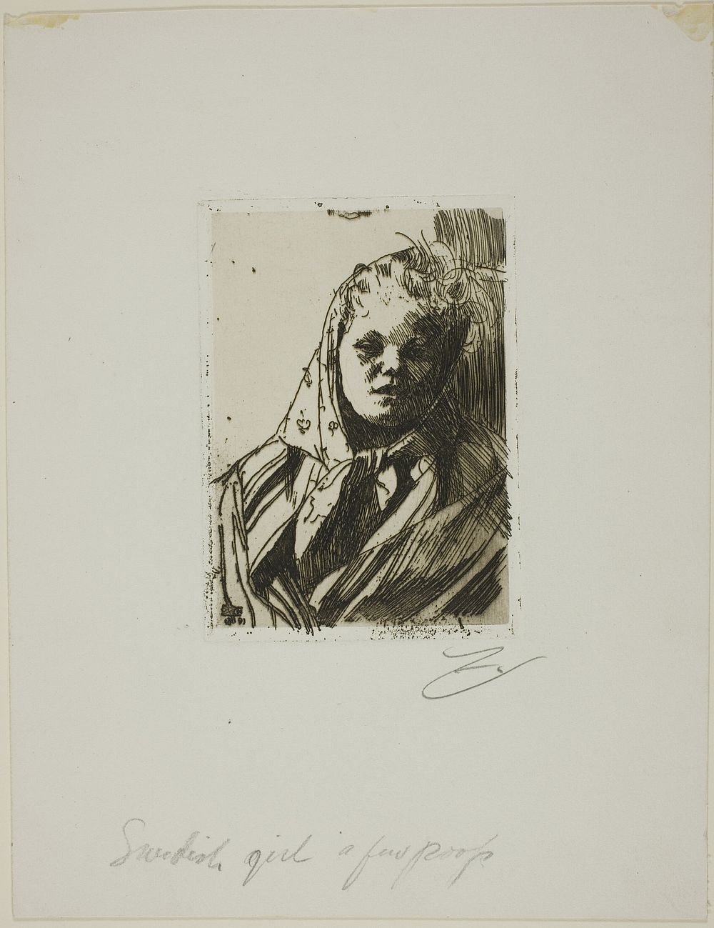 Dalecarlian Peasant Woman by Anders Zorn