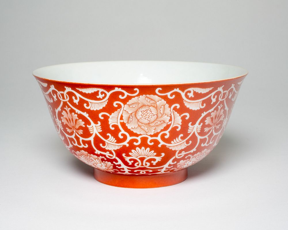 Bowl with Floral Scrolls
