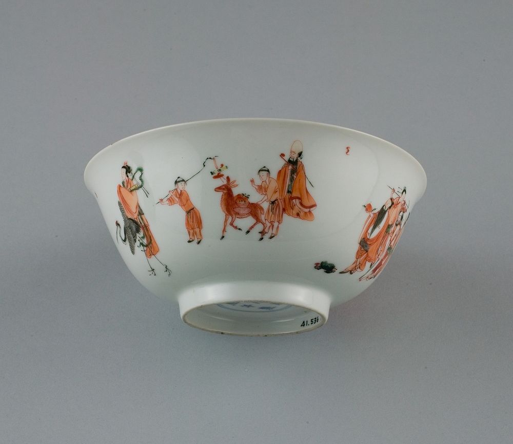 Bowl with Daoist Immortals