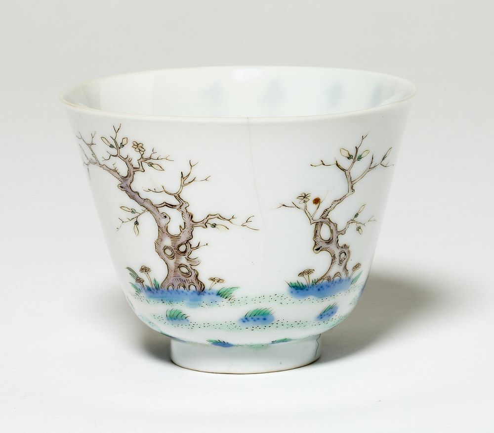 Cup with Orchid Tree