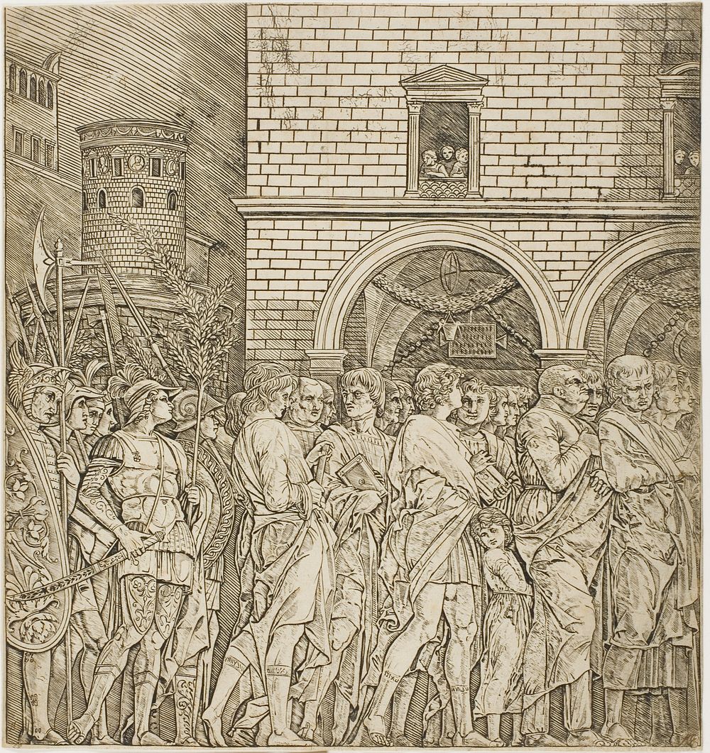 The Senators, from Triumph of Caesar by Andrea Mantegna