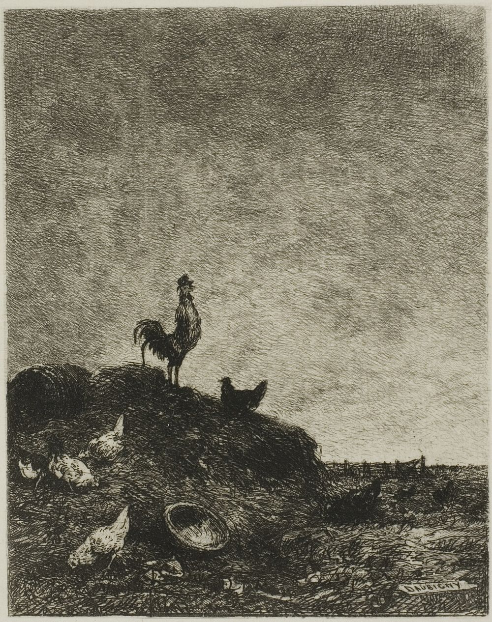 Dawn (The Cock's Crow) by Charles François Daubigny
