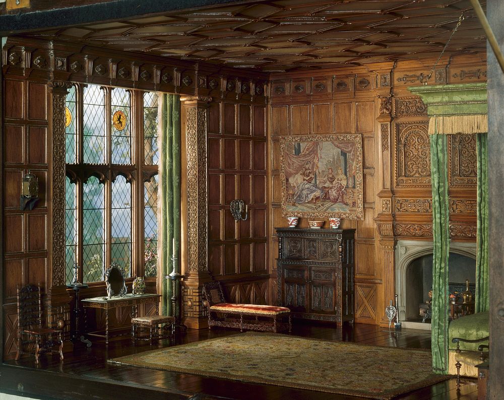 E-2: English Bedchamber of the Jacobean or Stuart Period, 1603-88 by Narcissa Niblack Thorne (Designer)