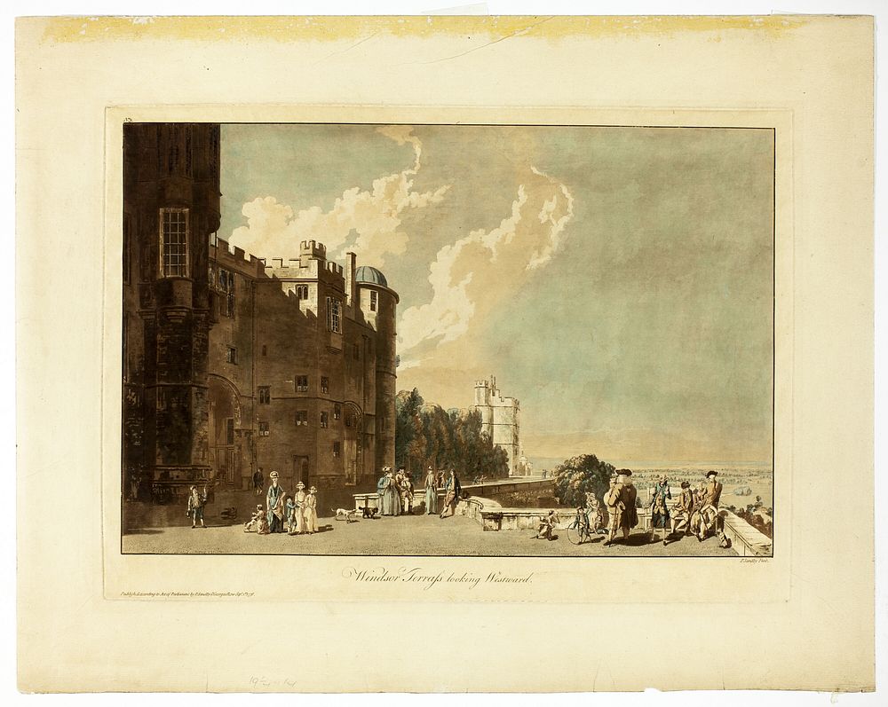 Windsor Terrace Looking Westward by Paul Sandby