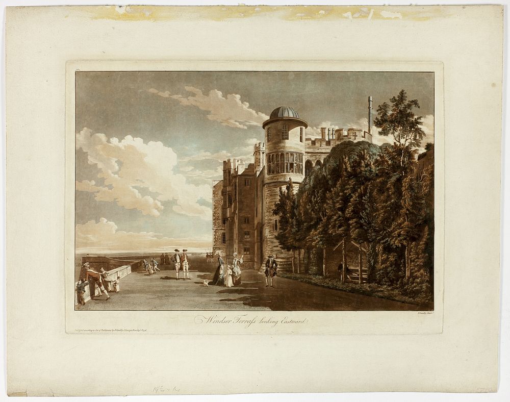 Windsor Terrace Looking Eastward by Paul Sandby